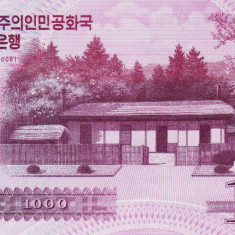 Bancnota Coreea de Nord 1.000 Won 2008 - P64s UNC SPECIMEN