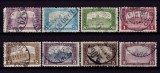 Cumpara ieftin ✅ ( S20 ) Ungaria 1917 " Palatul Parlamentului MAGHIAR KIR POSTA " , serie Mi.200/207 , stampilata