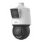 Camera de supraveghere Dual-lens IP, PTZ, 4MP, IR 100m&amp;WL30m, Audio, Alarm, PoE, IP66 - UNV IPC94144SFW-X25-F40C SafetyGuard Surveillance