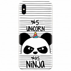 Husa silicon pentru Apple Iphone XS Max, Unicorn Ninja