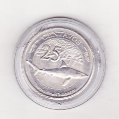 bnk mnd Galapagos 25 centavos 2008 unc , rechin