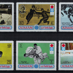 AJMAN 1972 - Jocurile olimpice de iarna / serie completa MNH