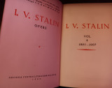 Myh 312f - IV Stalin - Opere - volumul 1 - ed 1953
