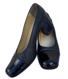 PANTOFI DAMA DIN PIELE NATURALA ȘI PIELE LĂCUITĂ, PIERRE CARDIN