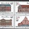 C466 - Germania DDR 1987 - Arhitectura bloc de patru,neuzat,perfecta stare