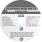 Dvd Harti Navigatie Volkswagen SKODA RNS 510 VW Passat CC Tiguan GPS
