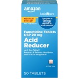 Supliment, Amazon Basic Care, Acid Reducer, Amelioreaza Rapid Arsurile Stomacale si Refluxul Gastric, 50 tablete