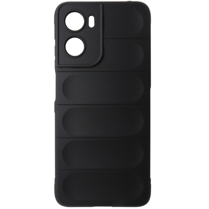 Husa tip capac spate silicon cauciucat negru pentru Motorola Moto G05, E15