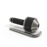 Capat de bara Oxford din aluminiu pentru ghidon negru/argintiu Cod Produs: MX_NEW OX587OX