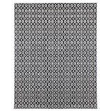 Covor Model Fiji 27217-936, Marime 80 x 150 cm, Gri, Inaltime Fir 7 mm, Antialergic, Polipropilena, Living, Dormitor, Sufragerie, Birou