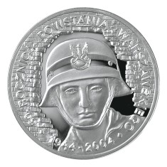 Polonia 10 zloti 2004 60th Anniversary of the Warsaw Uprising 14,14 g Argint .925