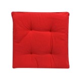 Perna pentru scaun, 40x40 cm, Rosu, Bumbac/Poliester, ATU-084179, Oem