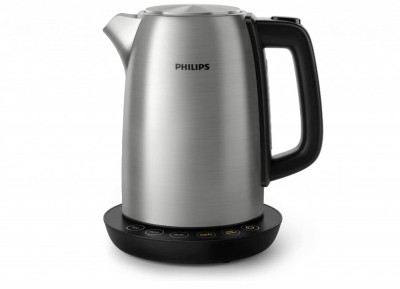 Fierbator electric Philips, Capacitate 1,7 L, otel inoxidabil, HD9359 90 - RESIGILAT foto