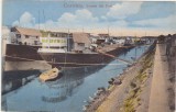 Corabia &ndash; Vedere din port, carte poștală veche colorizată, Ad. Maier &amp; D. Stern, circa 1915