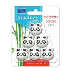 Magneti Panda, 6 buc/set - STARPAK foto