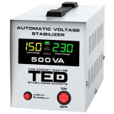 STABILIZATOR TENSIUNE AUTOMAT AVR 500VA LCD Ted Electric T