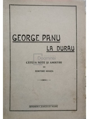 Dimitrie Hogea - George Panu la Durau foto