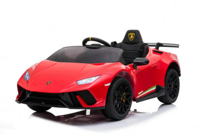 Masinuta electrica pentru copii, Lamborghini Huracan, 4x4, 120W 12V, culoare rosie foto