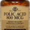 Folacin (Folic Acid) 800?g 100 tablete, Solgar