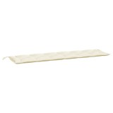 Cumpara ieftin Perna de banca de gradina, crem, 200x50x7 cm, textil oxford