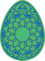 Sticker decorativ, Mandala, Ou, Multicolor, 80 cm, 7280ST-3 foto