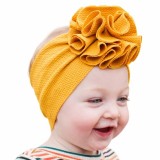 Bentita galben mustar lata cu floare (Marime Disponibila: 6-12 luni (Marimea 19