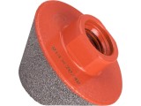 Con diamantat trunchi de con (tocit perpendicular) pentru polizor unghiular &ndash; tijă M14, &Oslash; 20-48 mm
