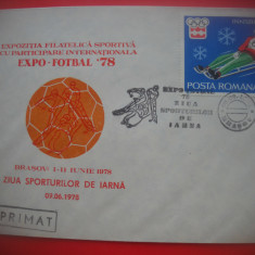 HOPCT PLIC 3449 SPORTURI DE IARNA EXPO FOTBAL 1978 BRASOV