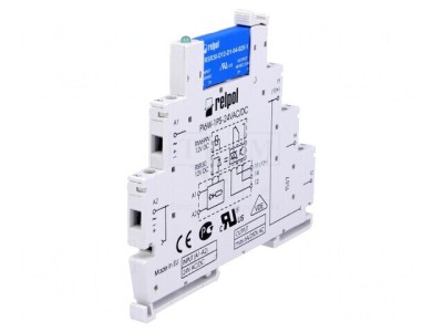 Releu Intermediar SPST-NO 24VAC/24VDC 1A PIR6W-1PS foto