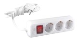 Prelungitor 0272, 3 prize, 5 m, 2500W, 3 x 1 mmp, contact de protectie, intrerupator