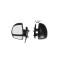 Oglinda exterioara Citroen Jumper 1999-2006, Fiat Ducato, 1999-2006, Peugeot Boxer 1999-2006, Dreapta, Crom, manuala, Fara incalzire, carcasa neagra,