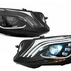 Faruri Full LED compatibil cu Mercedes S-Class W222 Maybach X222 (2013-2017) Facelift Design