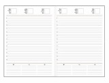 Agenda A5 - Hartie offset alba, coperta gri | RTC