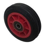 Roata plina pentru carucior, cu rulment, 150 x 35 mm