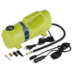 Compresor De Aer Dc 12V, Ac 230V 200 Psi, Automat Cu Manometru Digital, 4 Adaptoare Carmotion 58032