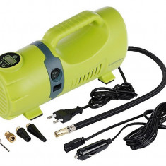 Compresor De Aer Dc 12V, Ac 230V 200 Psi, Automat Cu Manometru Digital, 4 Adaptoare Carmotion 58032