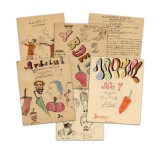 Horia Furtună, manuscrisul revistei Ardeiul + revista Prietenul Copiilor și Școlarilor + diverse manuscrise