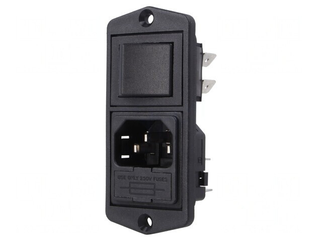 Conector Alimentare AC 10A 250VAC IEC 60320