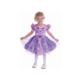 Costum carnaval Printesa Mov pentru copii, marime 92/104 cm (3-4 ani)