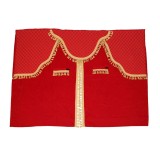 Set perdele cabina camion, velur rosu-auriu universale Mega Drive