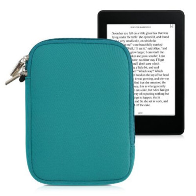 Husa universala pentru eBook Reader de 6 inch, Kwmobile, Verde, Textil, 50334.78 foto