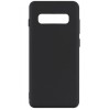 Husa silicon soft-touch compatibila cu Samsung Galaxy S10 Plus, Negru, ALC MOBILE