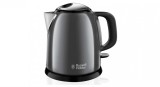 Cumpara ieftin Fierbator electric compact Russell Hobbs, 1L, 2400W, filtru de calcar detasabil si lavabil, otel inoxidabil, 24993-70 - RESIGILAT