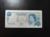 INSULA MAN 50 PENCE UNC
