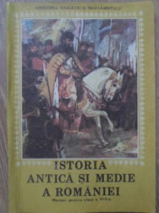 ISTORIA ANTICA SI MEDIE A ROMANIEI MANUAL PENTRU CLASA A VIII-A - HADRIAN DAICOV foto