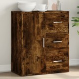 Gossi dulap, stejar fumuriu, 60x31x70 cm, lemn prelucrat