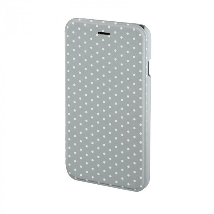 Husa Booklet Lumi Dots iPhone 6 Hama, Gri/Alb