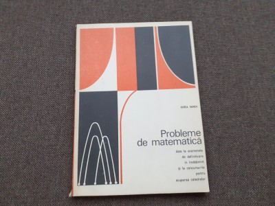 Horea Banea Probleme de matematica date la examenele de definitivat foto