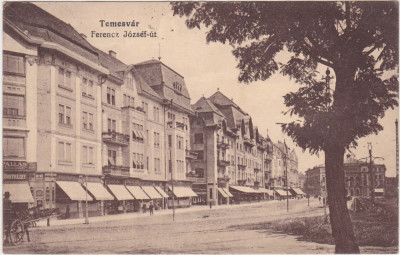 CP Timisoara Temesvar Ferencz Jozsef ut ND(1915) foto