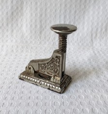 Capsator de birou cca 1890-1900, capsator vechi de birou Art-Nouveau foto
